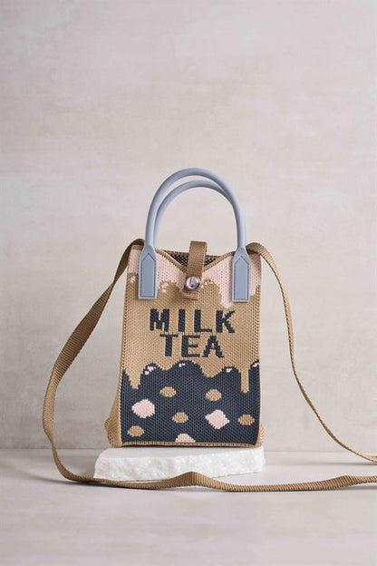 Milk Tea Knitted Bag