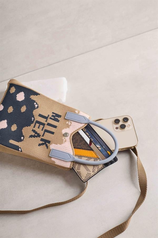 Milk Tea Knitted Bag