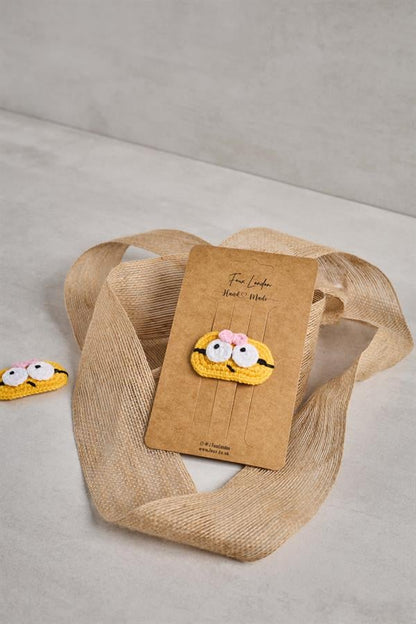 Minion Crochet Clips