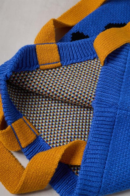 Nazar Beaded Knitted Tote Bag