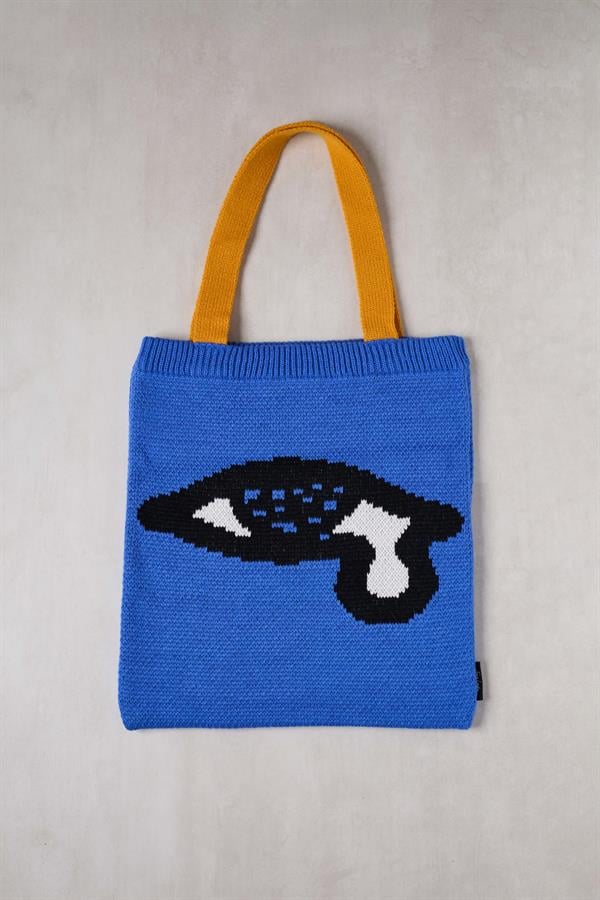 Nazar Beaded Knitted Tote Bag