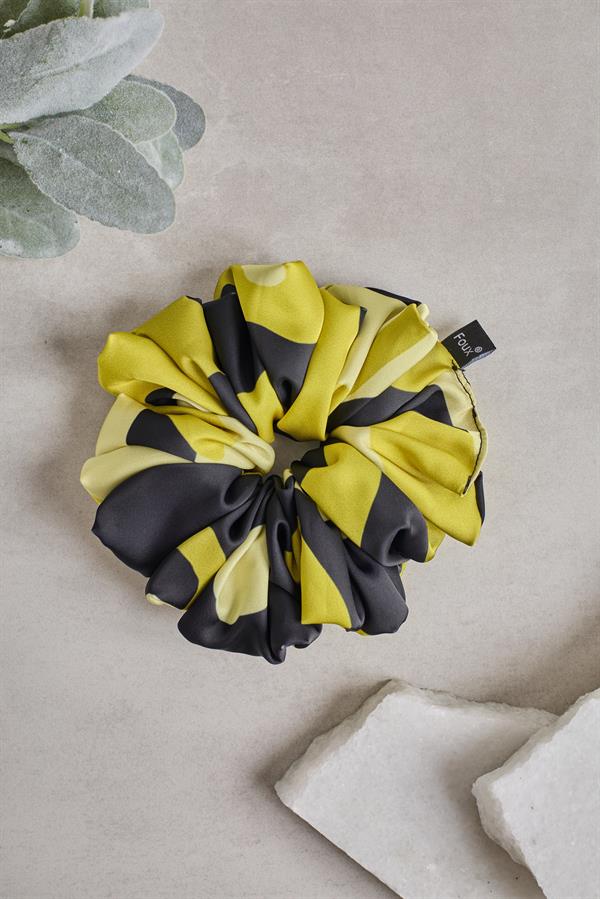 Olive Plentiful Drawstring Scrunchie