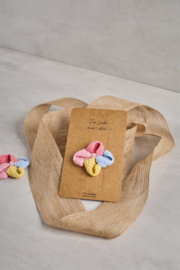 Wind Rose Crochet Clips