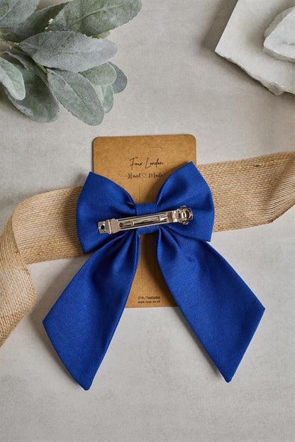 Saks Blue Bow Tie