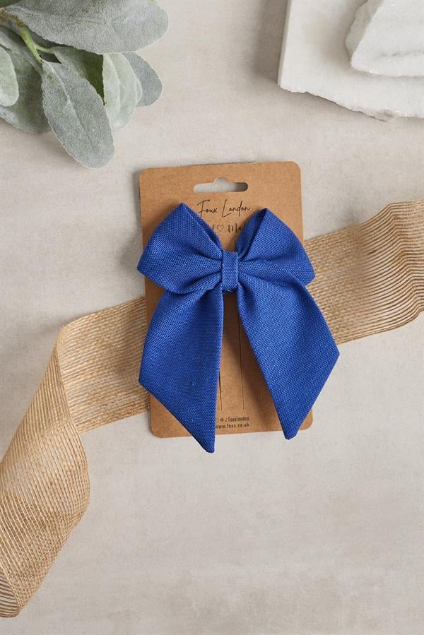 Saks Blue Mini Bow Tie