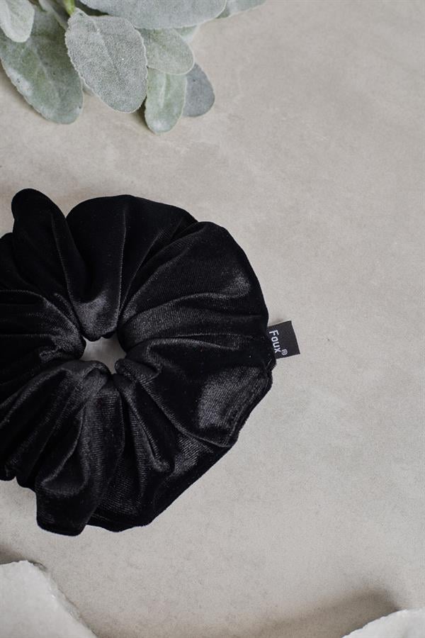 Black Velvet Scrunchie