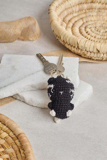 Black Cat Keychain