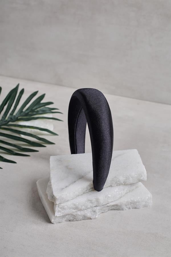 Black Satin Headband