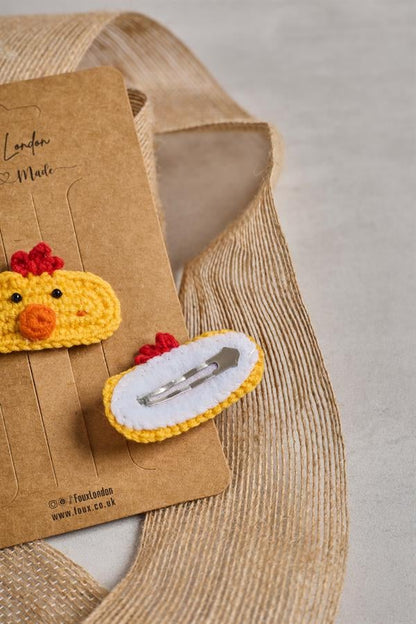 Chicken Crochet Clips
