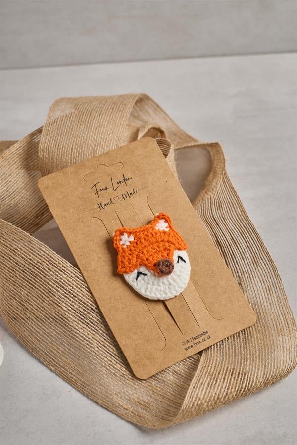 Fox Crochet Clips