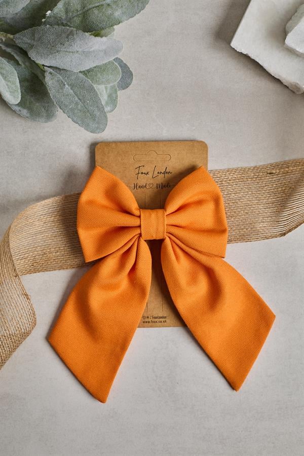 Orange Bow Tie