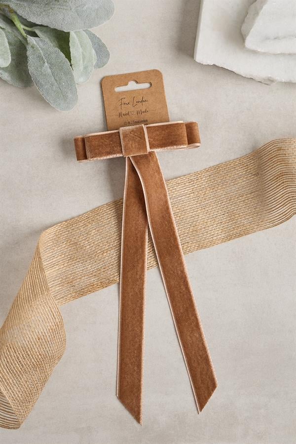 Milk Coffee Ribbon Tie