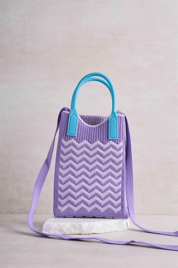 Zigzag Purple Bag
