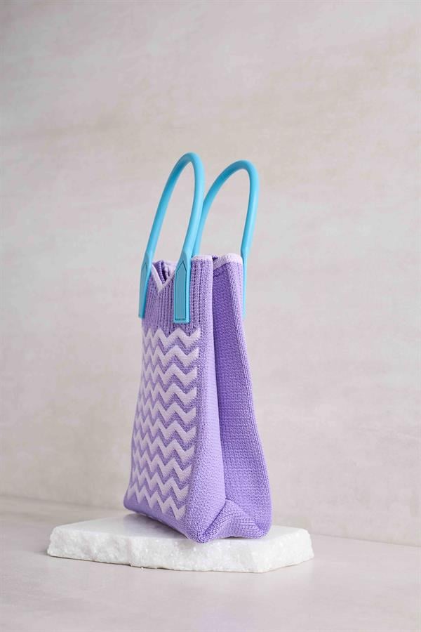 Zigzag Purple Bag