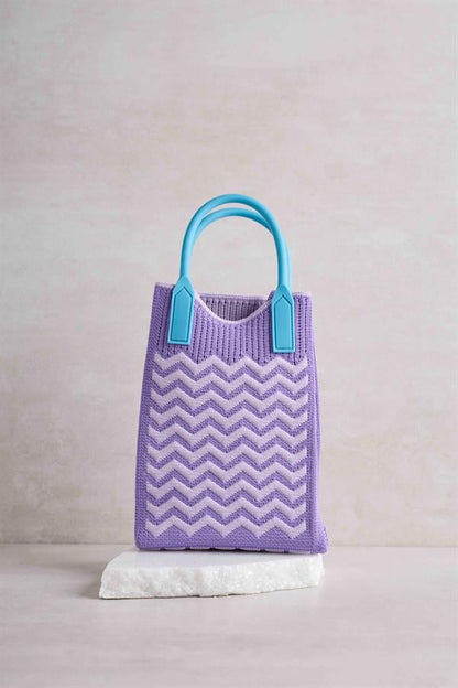 Zigzag Purple Bag